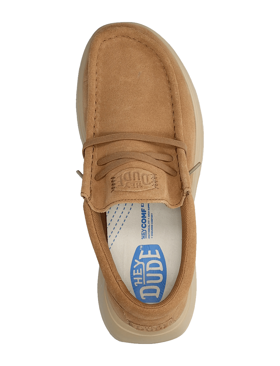 Hey Dude - WALLY X SUEDE - kollektionen - tobacco brown/irish cream - 3