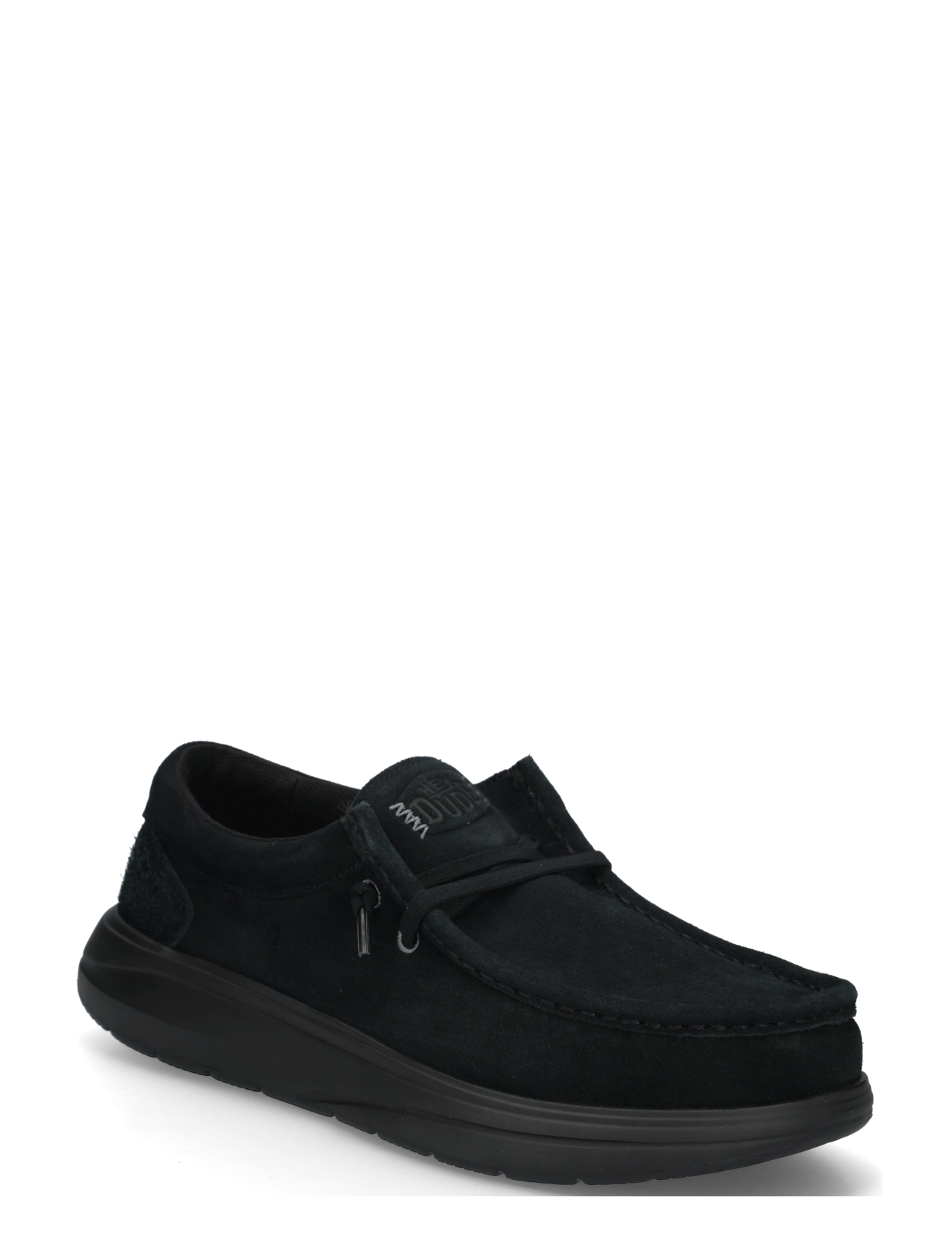 Hey Dude WALLY X SUEDE - Seglarskor - BLACK / black