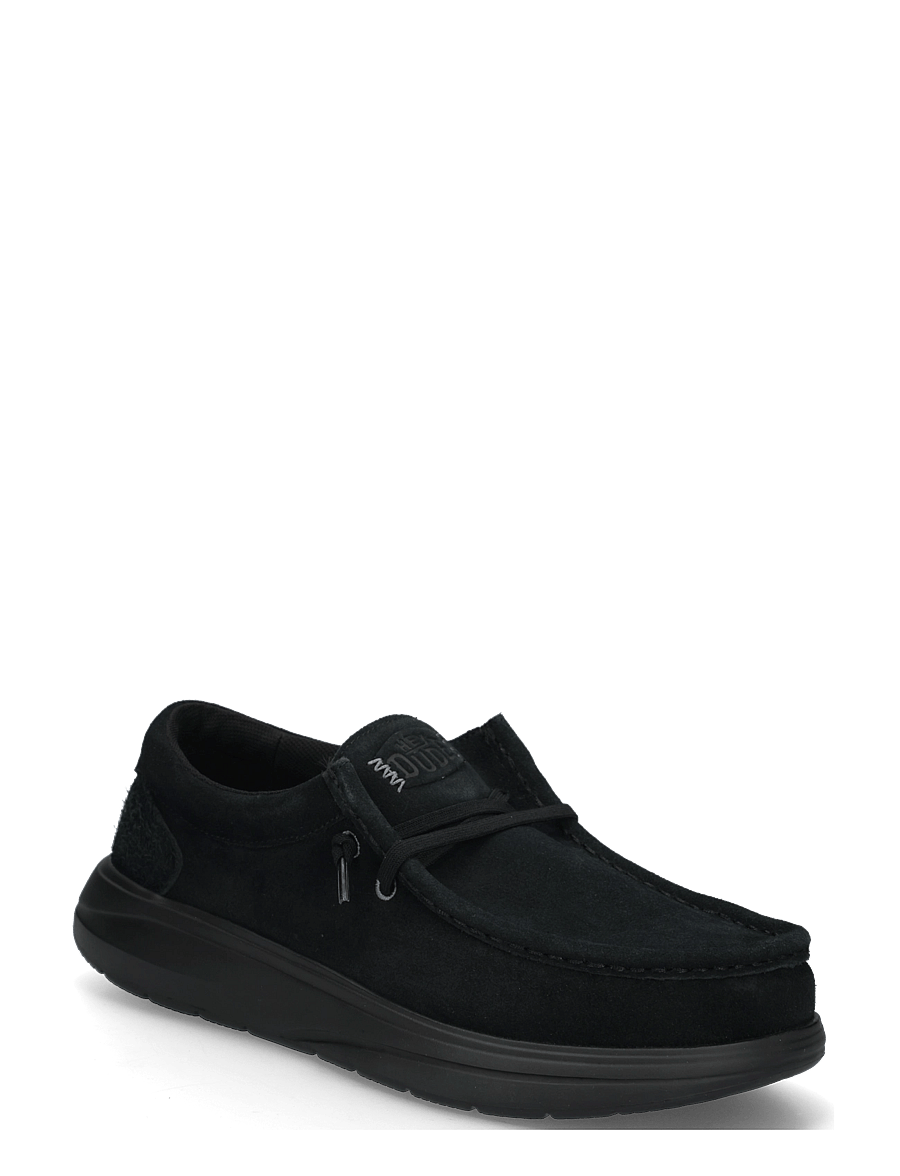Hey Dude - WALLY X SUEDE - bootsschuhe - black - 0
