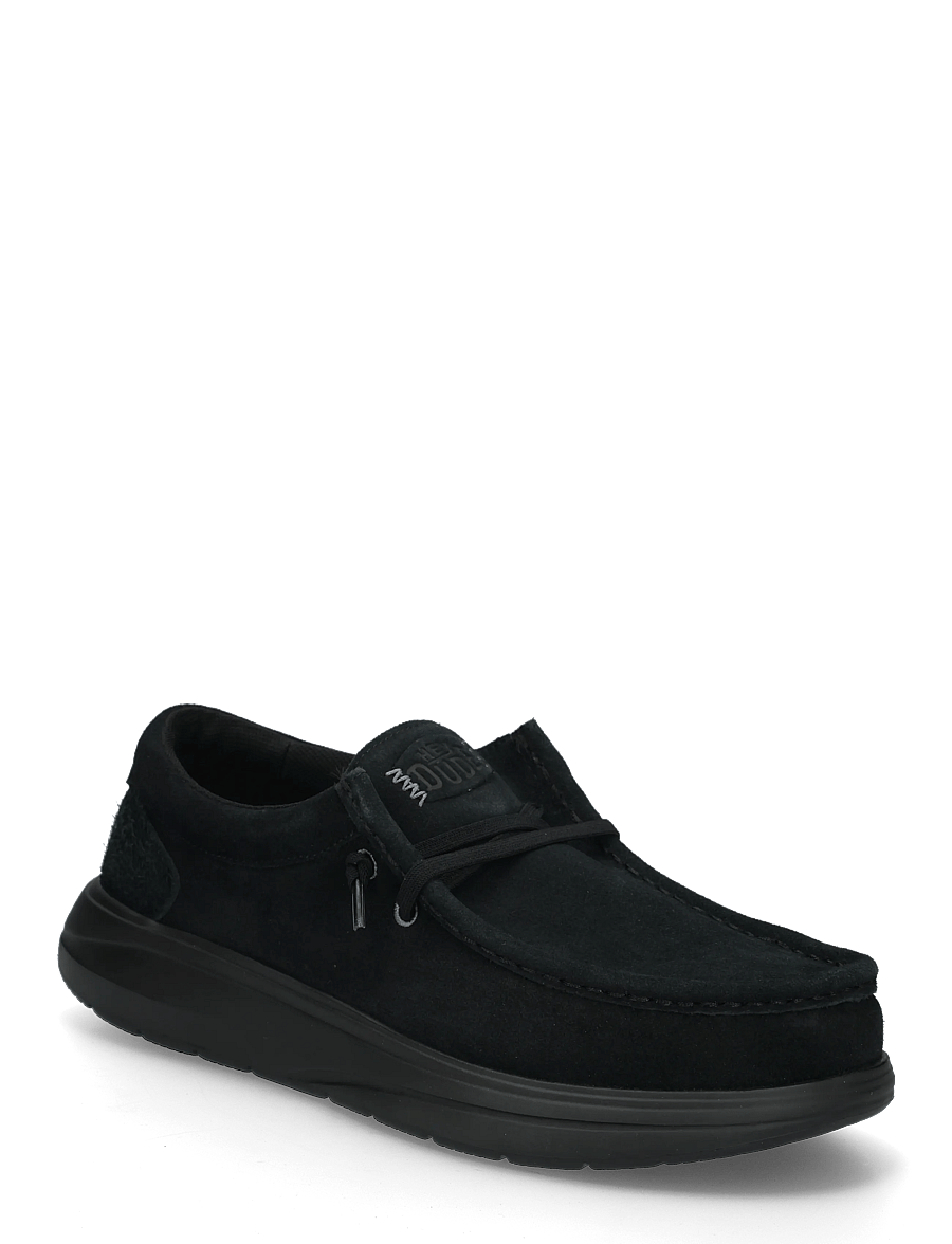 Hey Dude - WALLY X SUEDE - kollektioner - black - 0