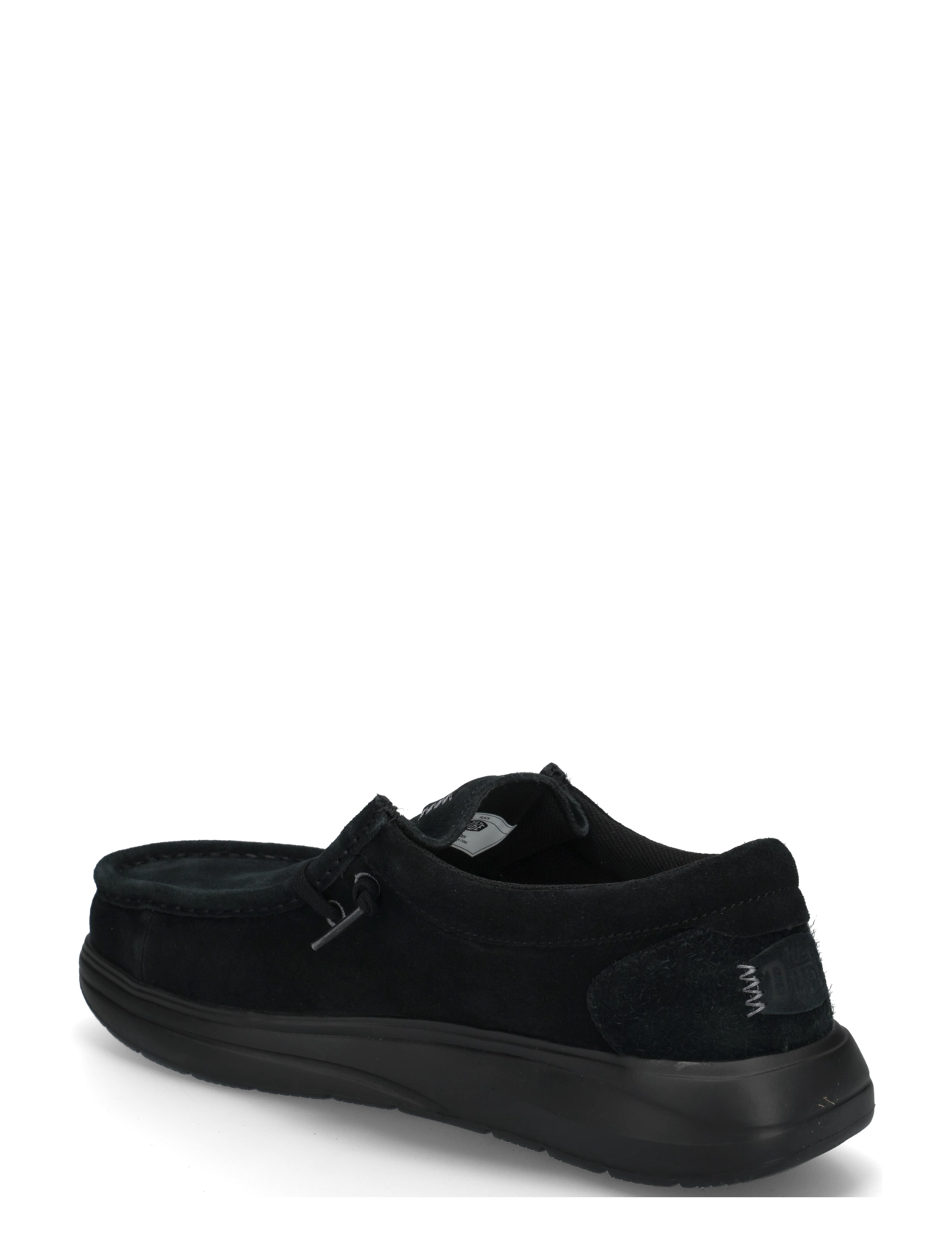 Hey Dude - WALLY X SUEDE - seglarskor - black - 1