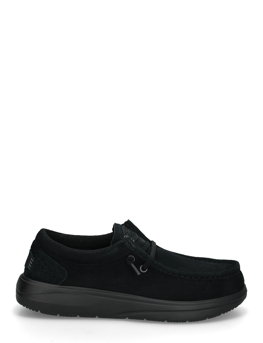 Hey Dude - WALLY X SUEDE - kollektioner - black - 2