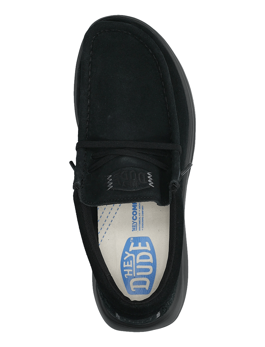Hey Dude - WALLY X SUEDE - bootsschuhe - black - 3