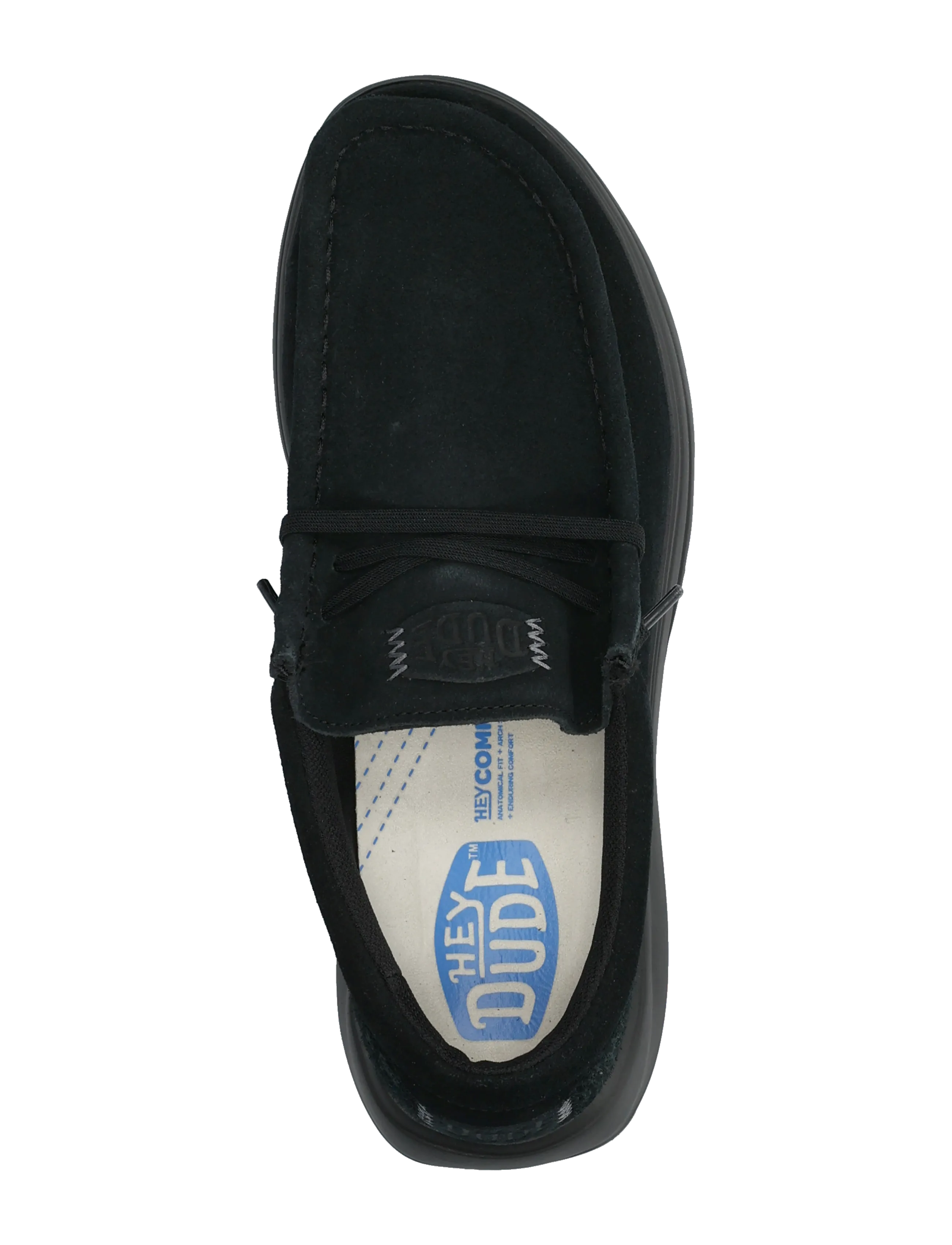 Hey Dude - WALLY X SUEDE - kollektioner - black - 3