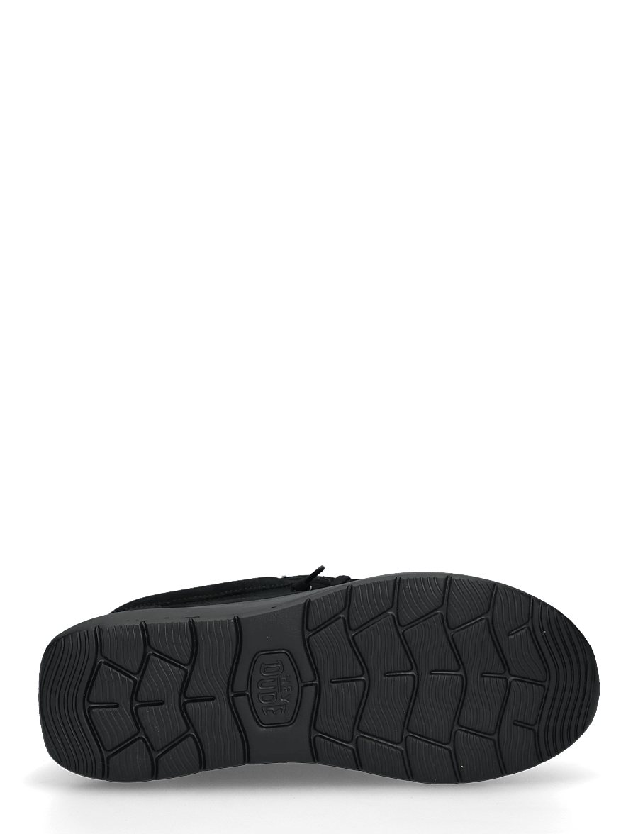 Hey Dude - WALLY X SUEDE - kollektioner - black - 4