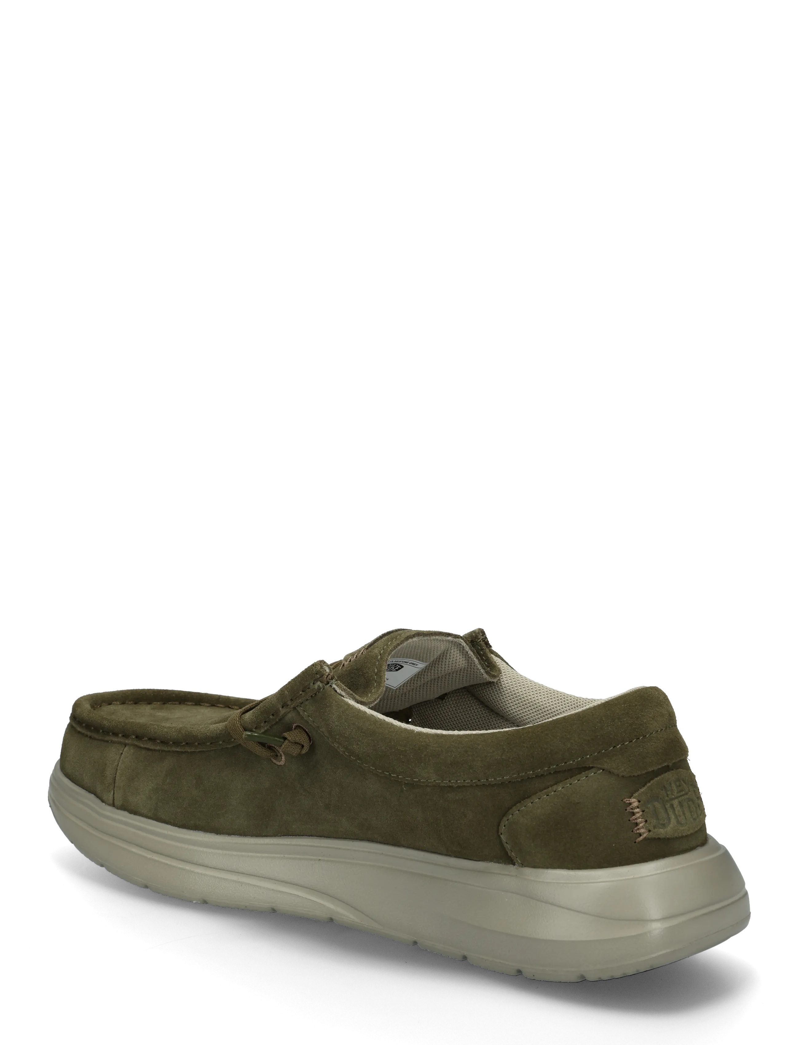 Hey Dude - WALLY X SUEDE - kollektionen - dark olive/stone grey - 1