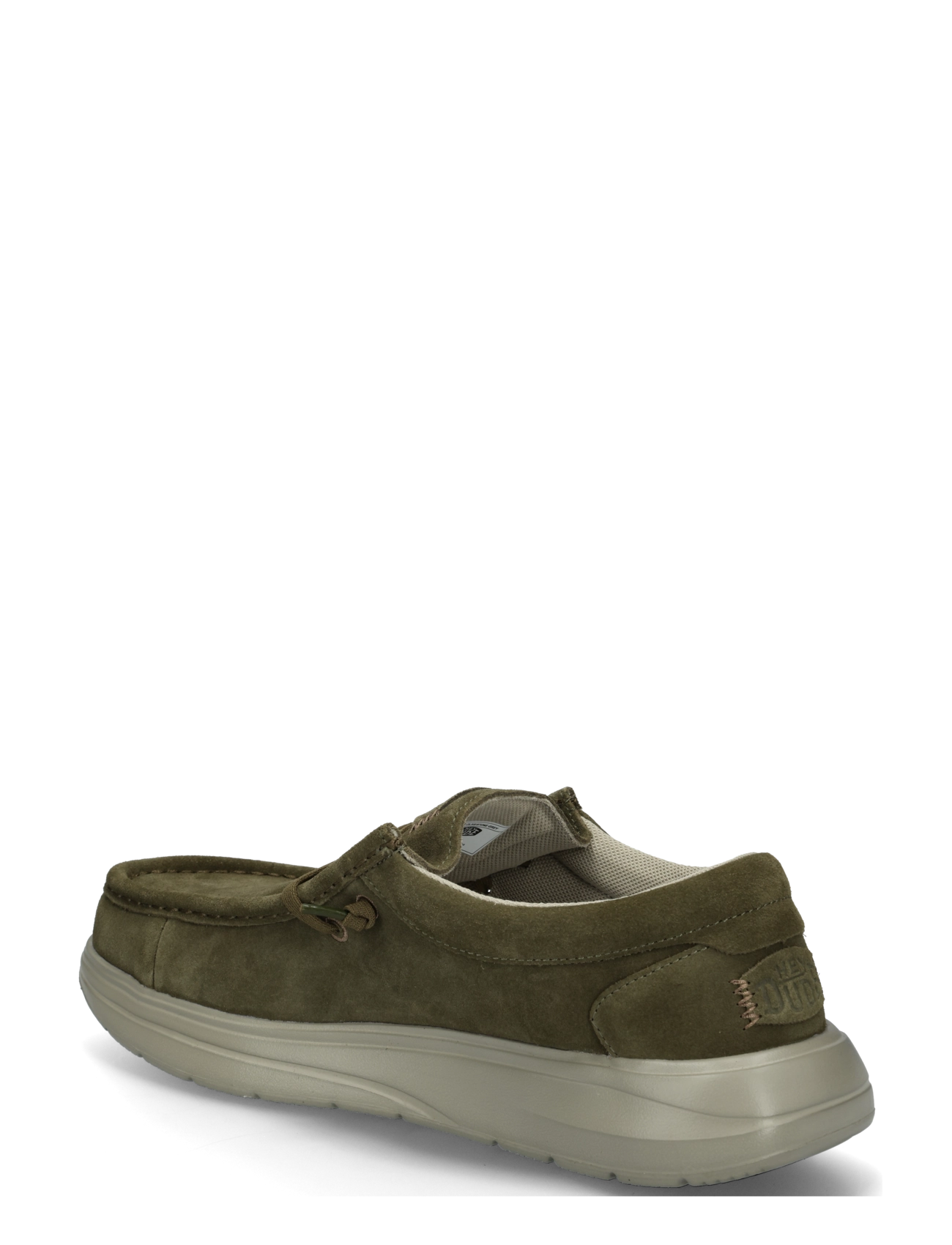 Hey Dude - WALLY X SUEDE - collections - dark olive/stone grey - 1