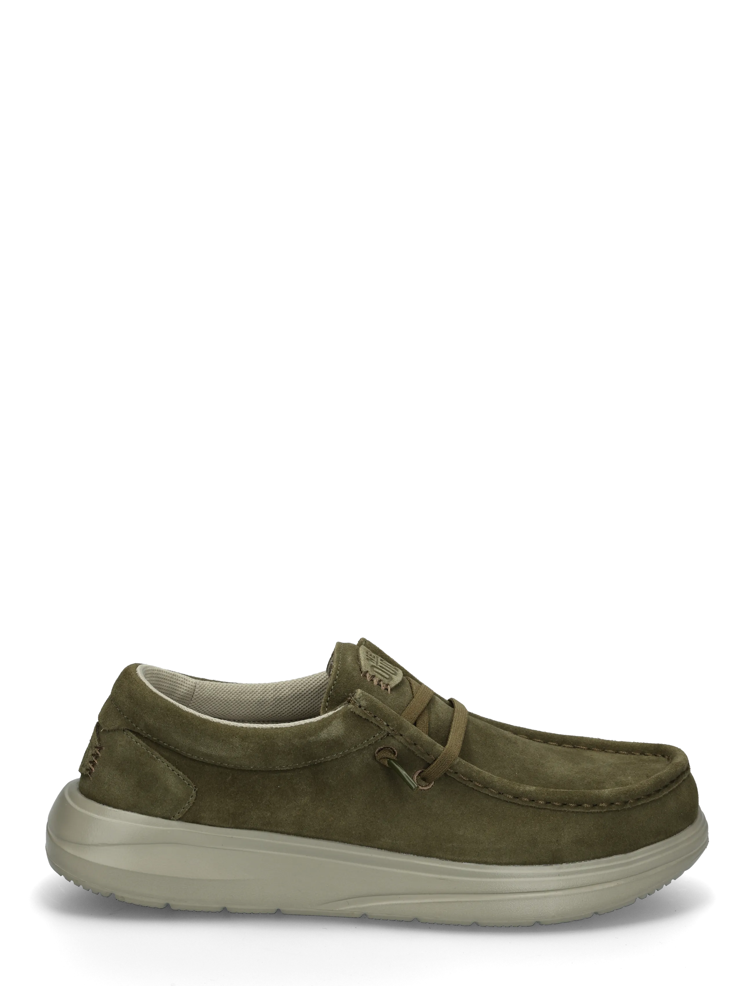 Hey Dude - WALLY X SUEDE - kollektionen - dark olive/stone grey - 2