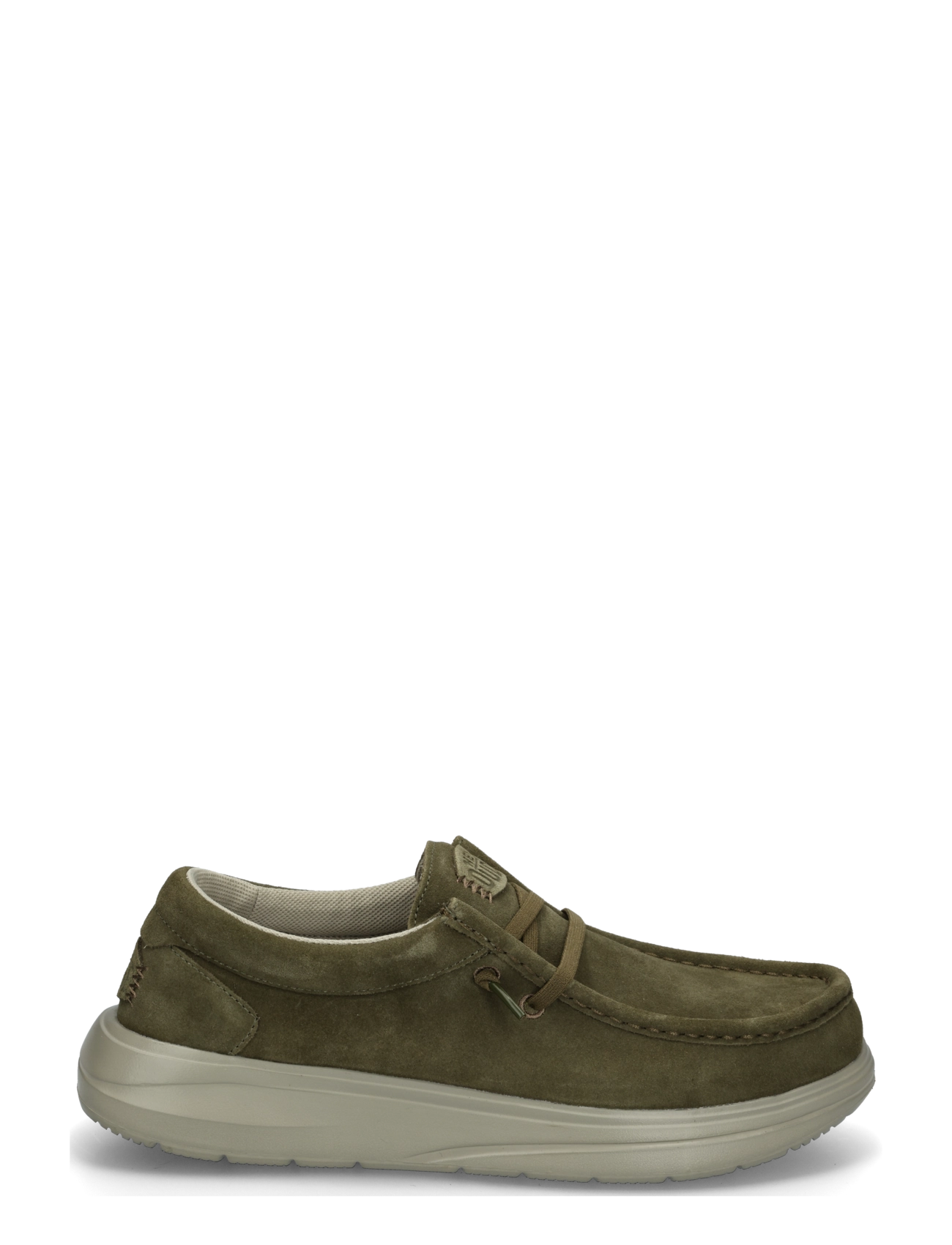 Hey Dude - WALLY X SUEDE - collections - dark olive/stone grey - 2
