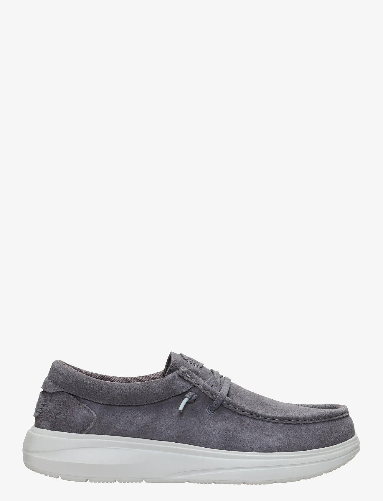 Hey Dude - WALLY COMF SUEDE - sejlersko - grey/dawm blue - 2