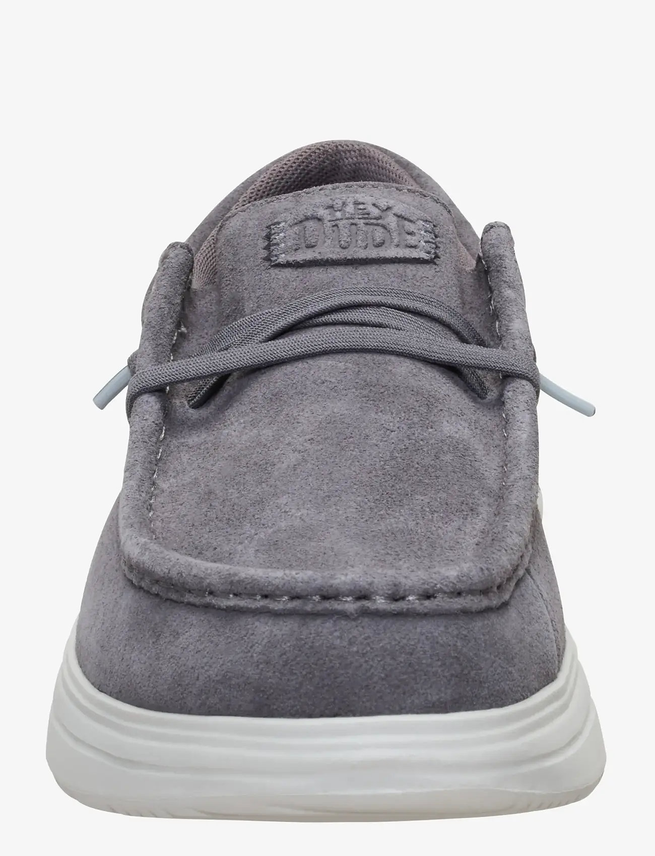 Hey Dude - WALLY COMF SUEDE - sejlersko - grey/dawm blue - 4