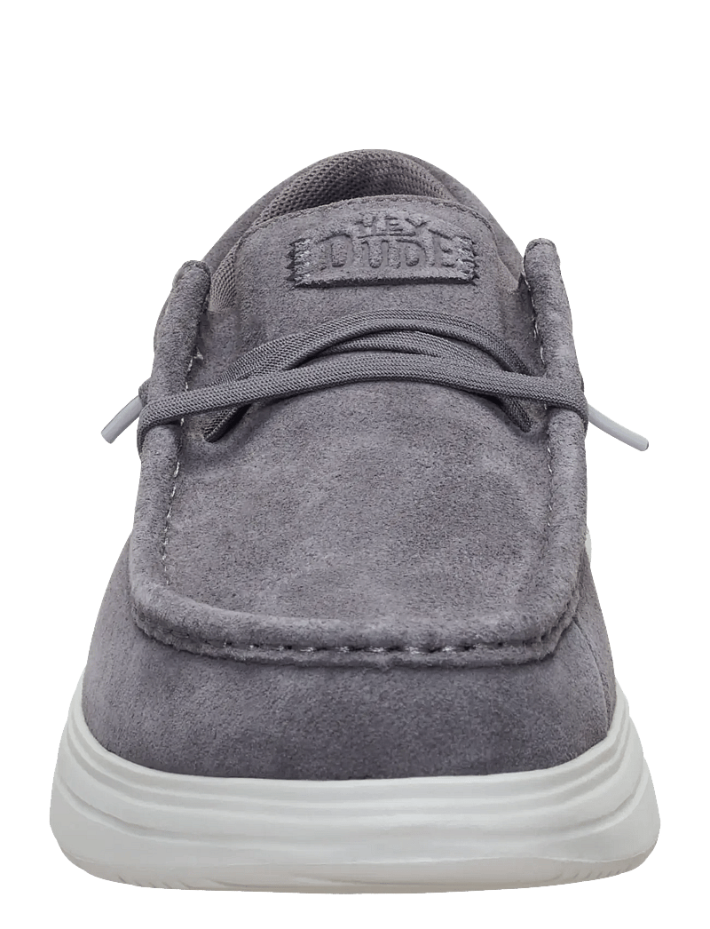 Hey Dude - WALLY X SUEDE - bootsschuhe - grey/dawm blue - 4
