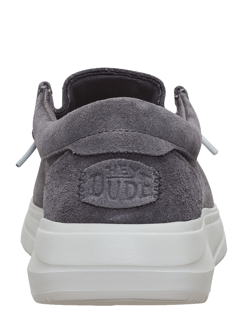 Hey Dude - WALLY X SUEDE - bootsschuhe - grey/dawm blue - 5