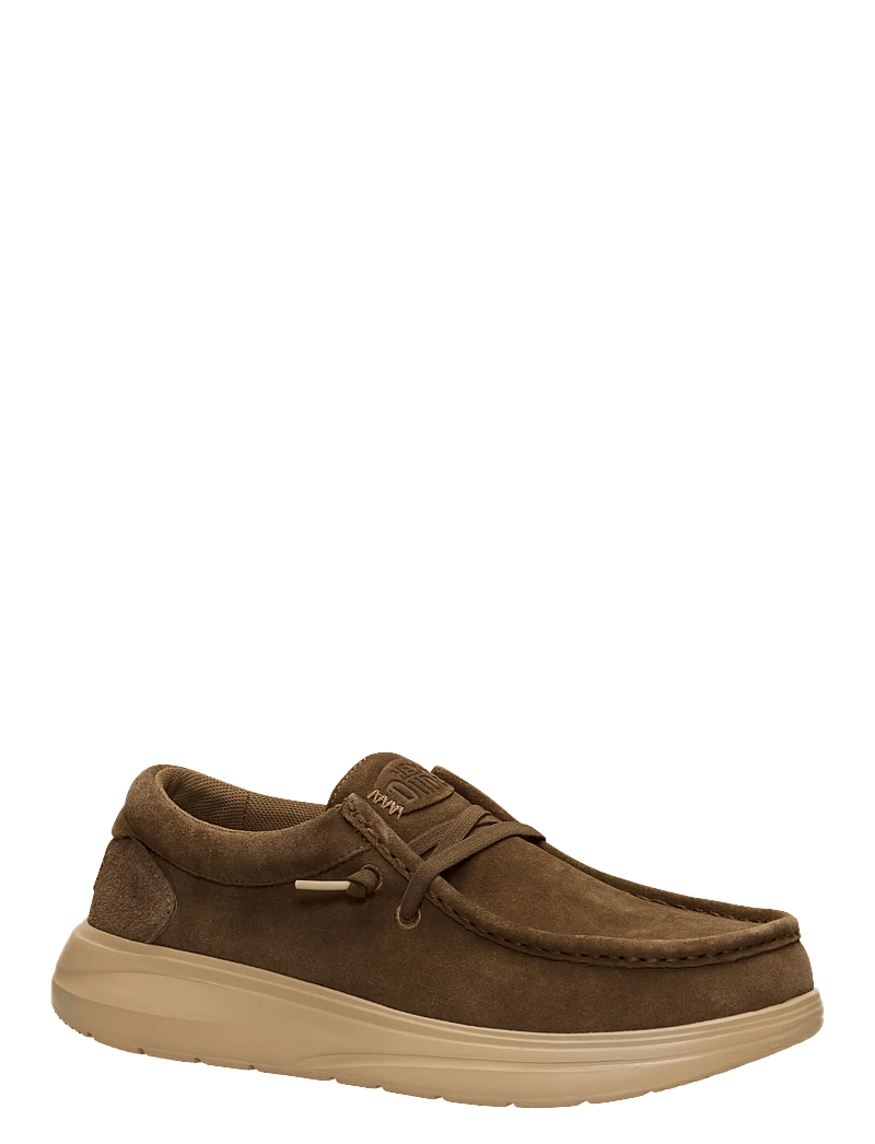 Hey Dude - WALLY X SUEDE - bootsschuhe - teak brown/incense - 0