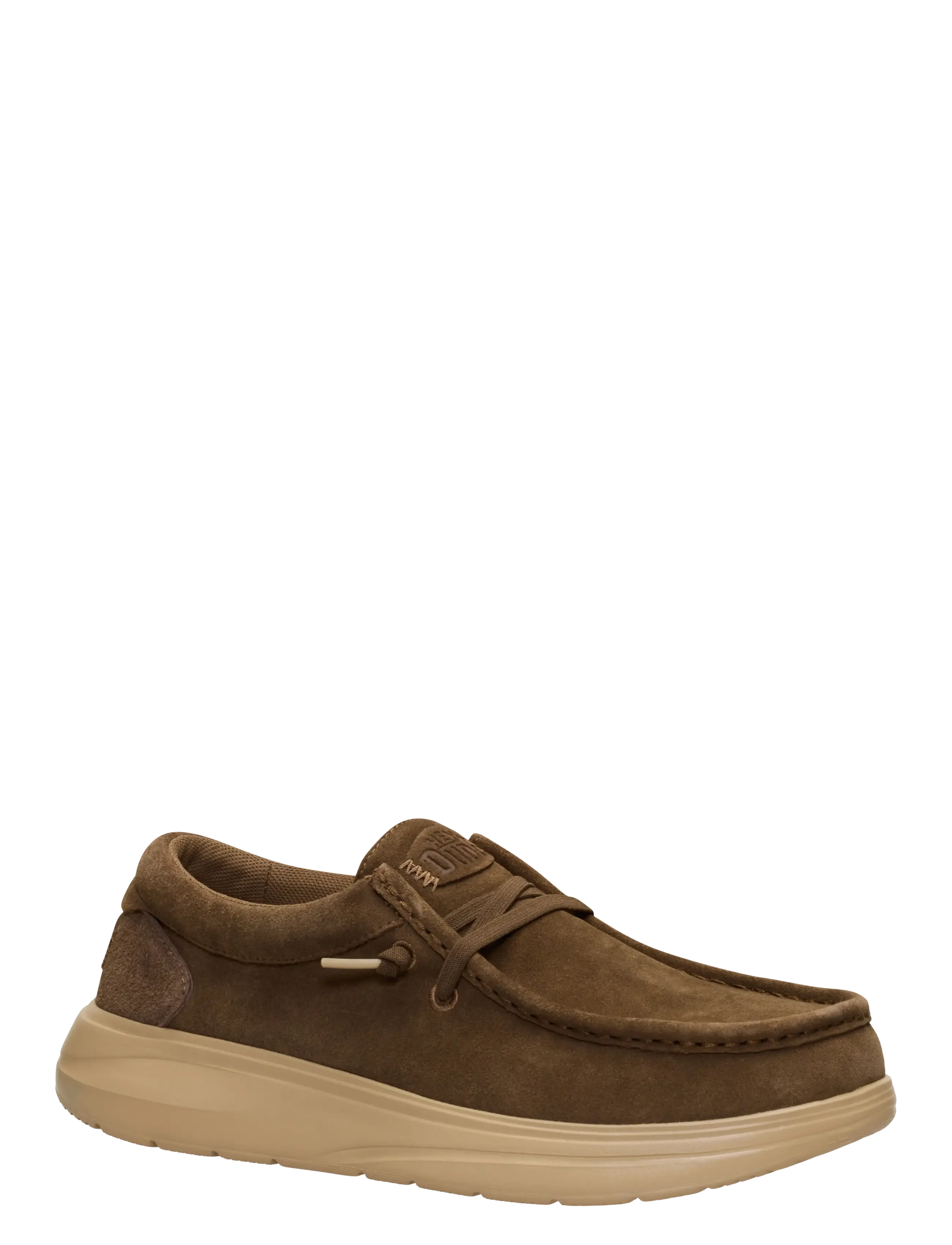 Hey Dude WALLY COMF SUEDE - Sejlersko - TEAK BROWN/INCENSE / brown