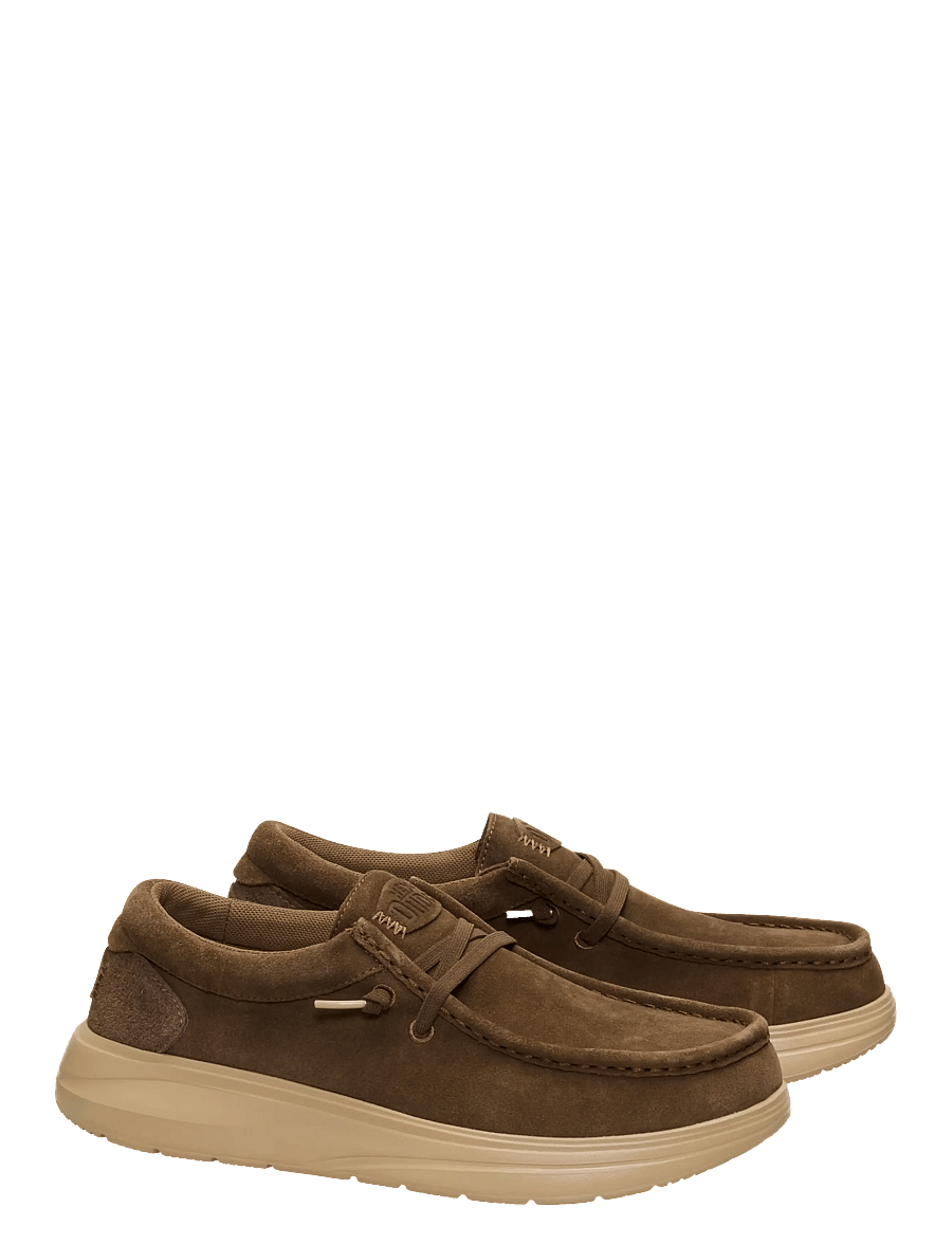 Hey Dude - WALLY X SUEDE - mokassins - teak brown/incense - 1