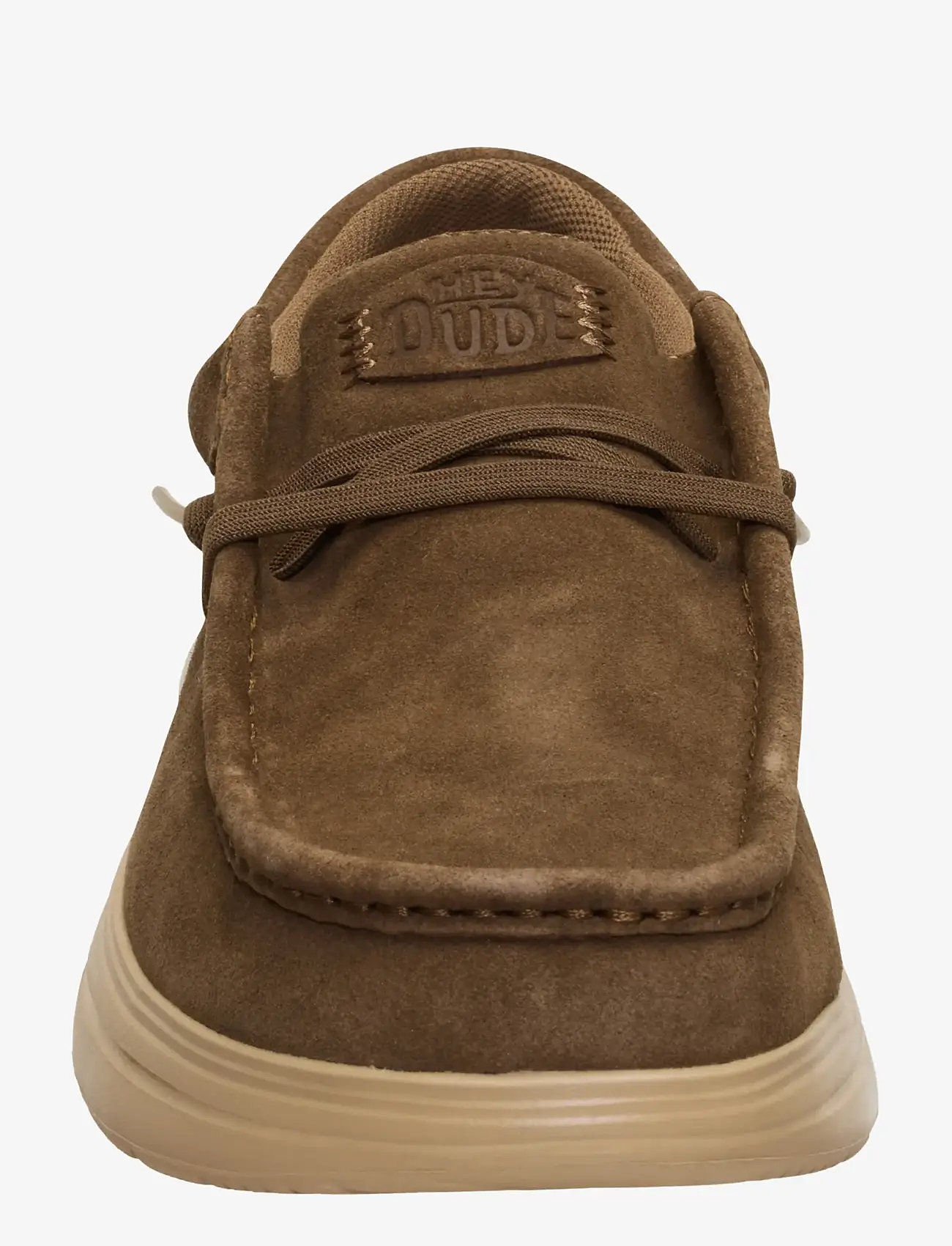 Hey Dude - WALLY X SUEDE - boat shoes - teak brown/incense - 4