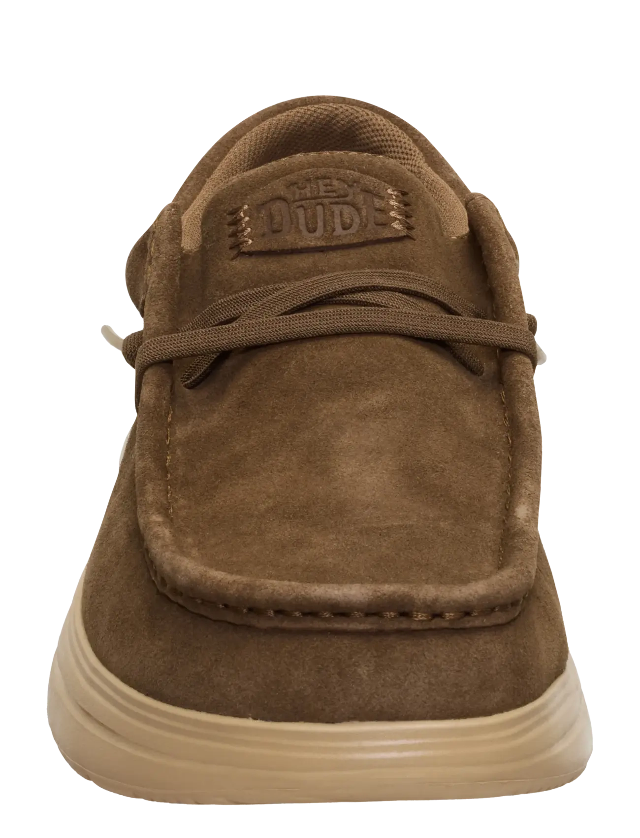 Hey Dude - WALLY X SUEDE - purjekingad - teak brown/incense - 4