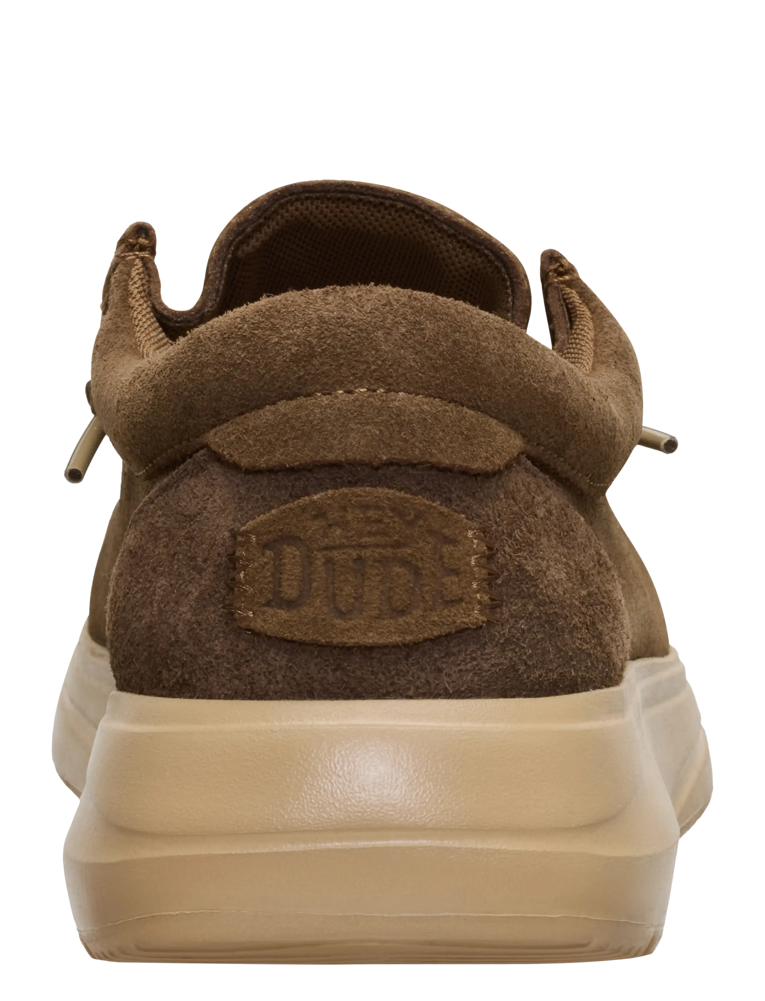 Hey Dude - WALLY X SUEDE - purjekingad - teak brown/incense - 5