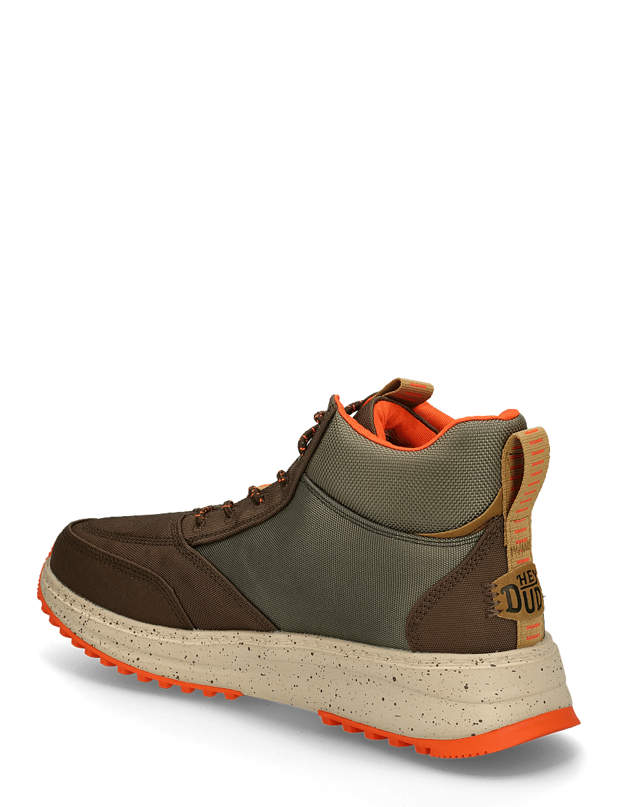 Hey Dude - TAHOE NYLON - laced boots - dusty green/multi - 1