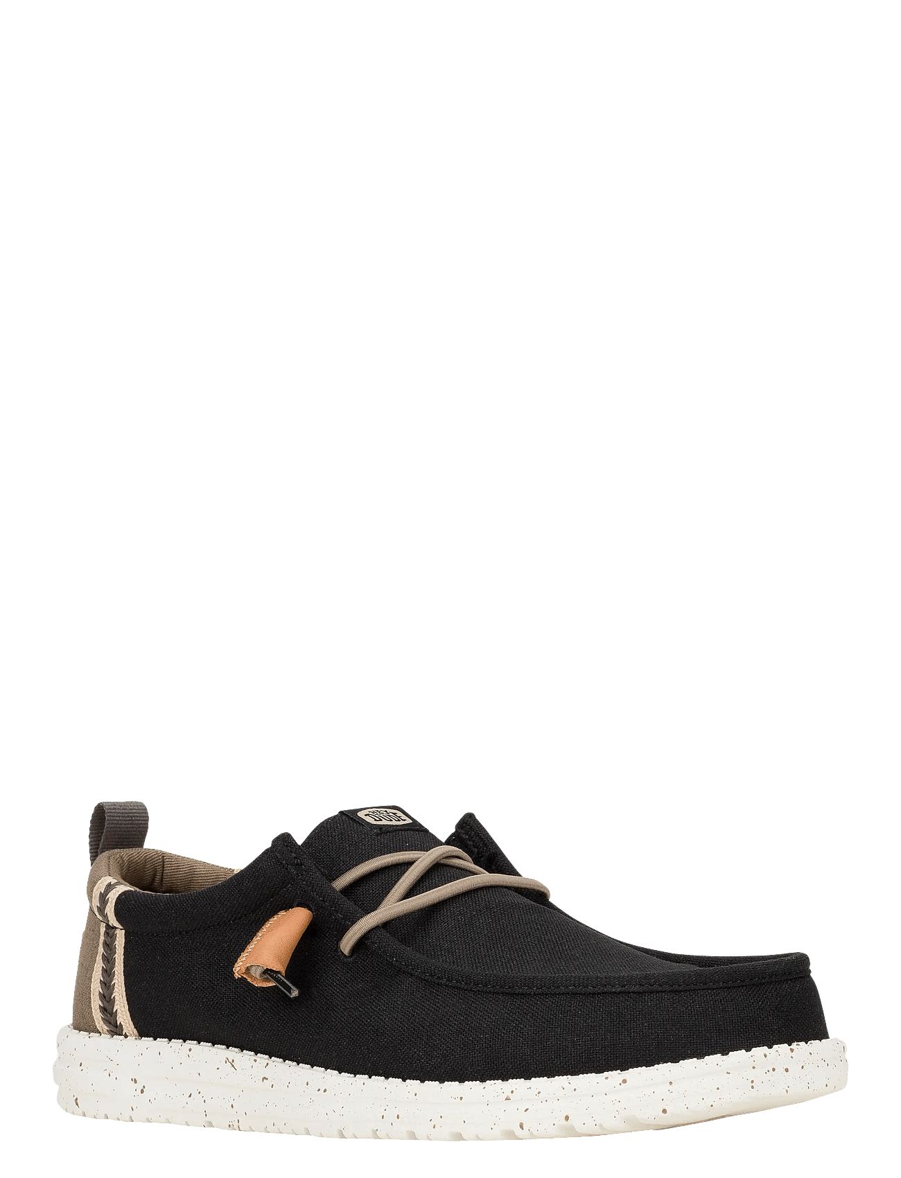 WALLY SUMMER LINEN - BLACK/WALNUT