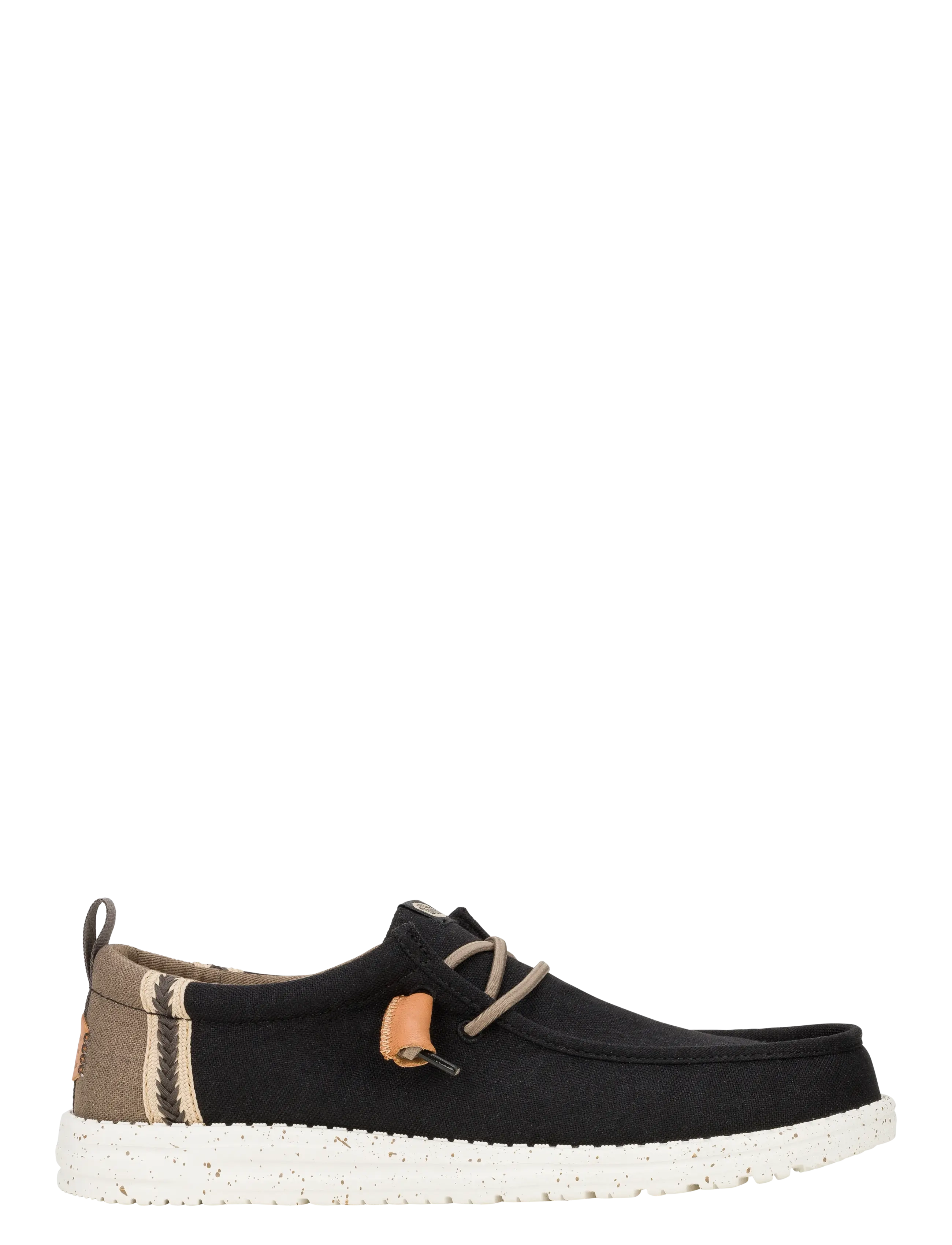 Hey Dude - WALLY SUMMER LINEN - urlaubsfavoriten - black/walnut - 2
