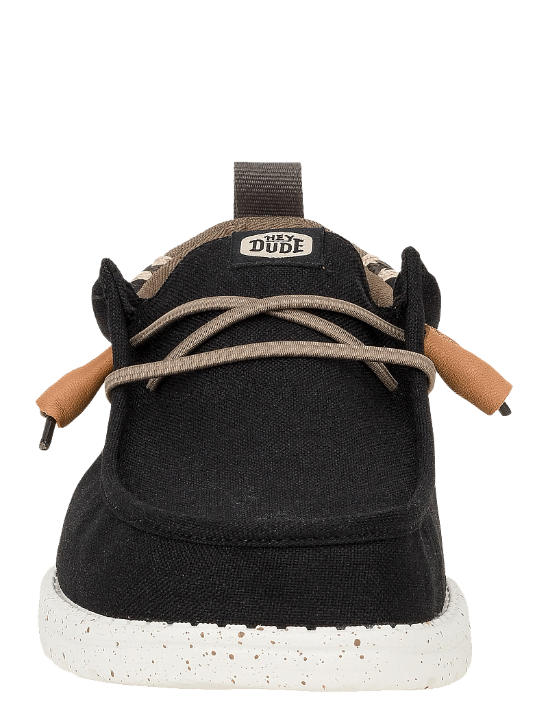 Hey Dude - WALLY SUMMER LINEN - feriefavoritter - black/walnut - 4