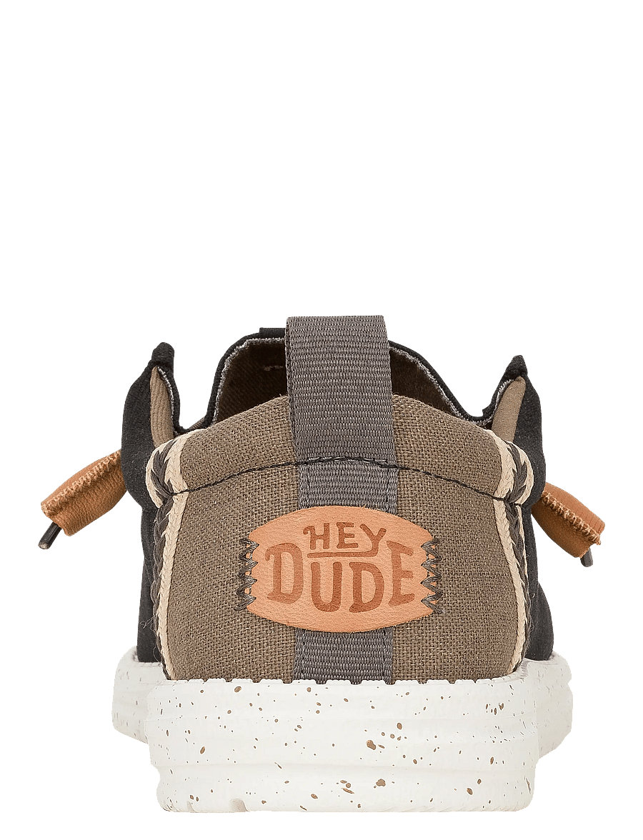 Hey Dude - WALLY SUMMER LINEN - urlaubsfavoriten - black/walnut - 5