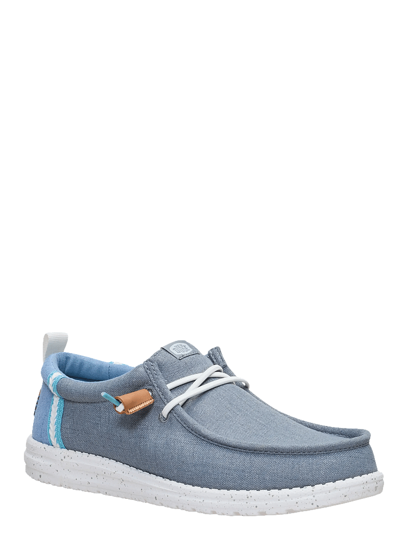 Hey Dude - WALLY SUMMER LINEN - atostogų būtiniausi - grey/faded denim - 0