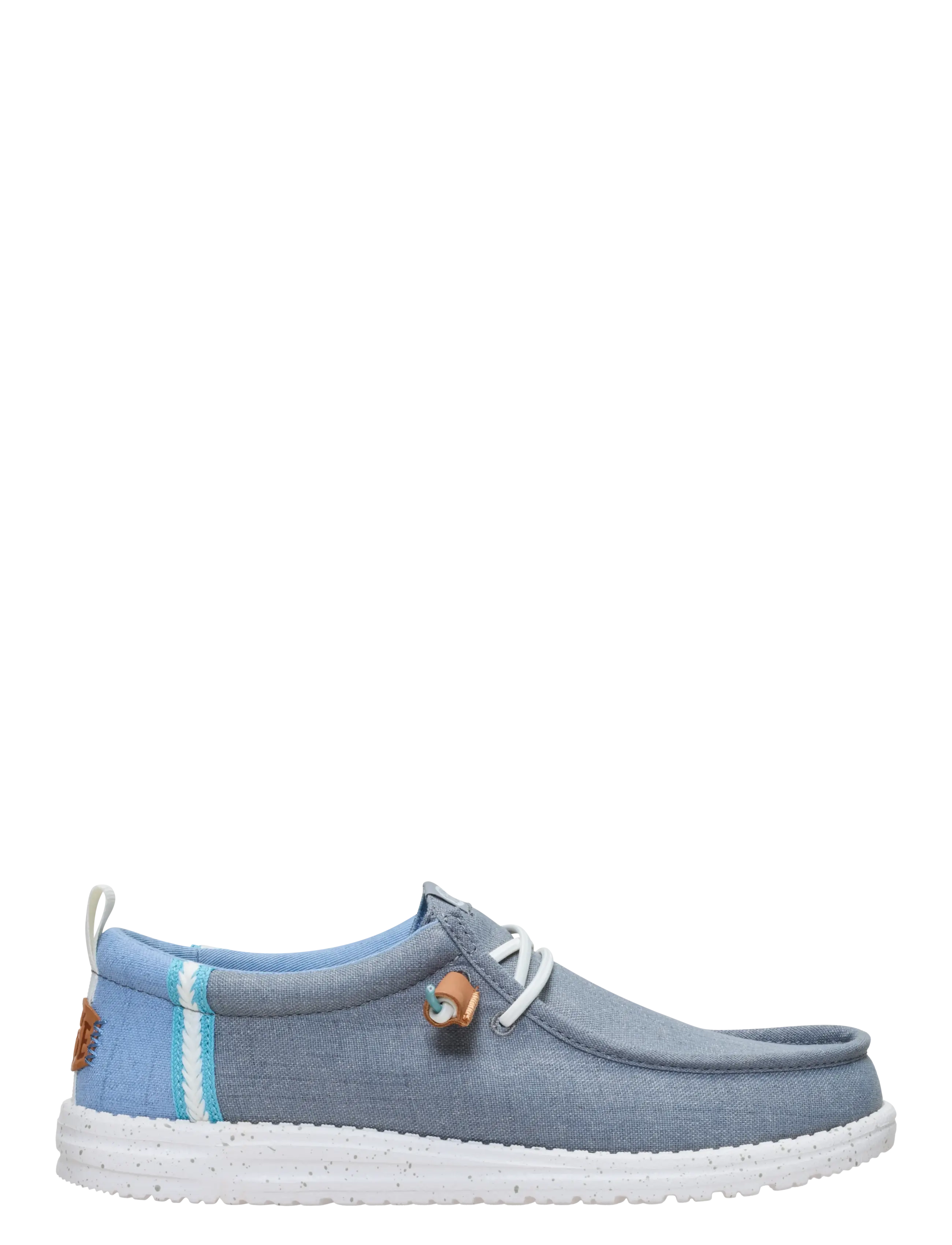 Hey Dude - WALLY SUMMER LINEN - puhkuse põhitooted - grey/faded denim - 2