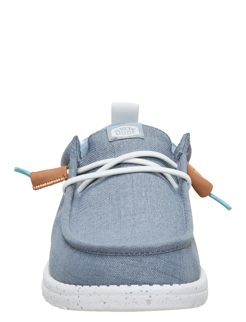 Hey Dude - WALLY SUMMER LINEN - atostogų būtiniausi - grey/faded denim - 4