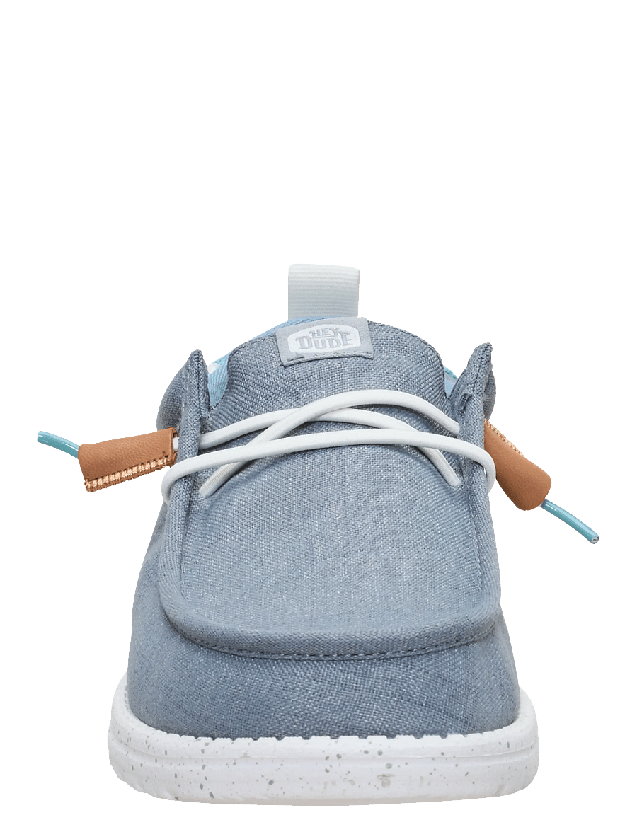 Hey Dude - WALLY SUMMER LINEN - puhkuse põhitooted - grey/faded denim - 4