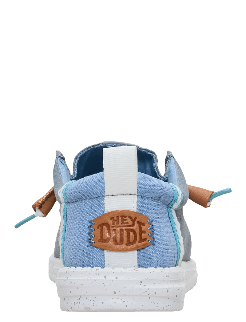 Hey Dude - WALLY SUMMER LINEN - atostogų būtiniausi - grey/faded denim - 5