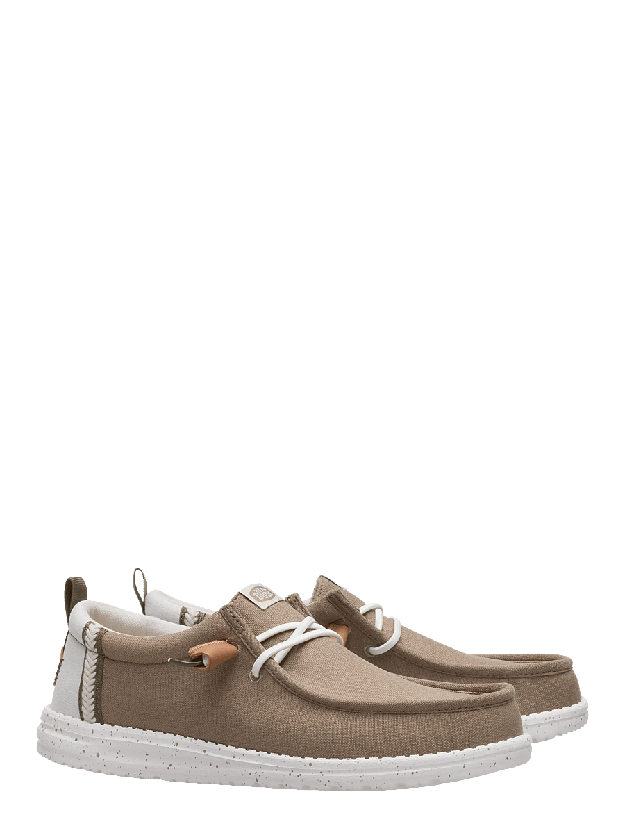 Hey Dude - WALLY SUMMER LINEN - sejlersko - timber/silver birch - 1