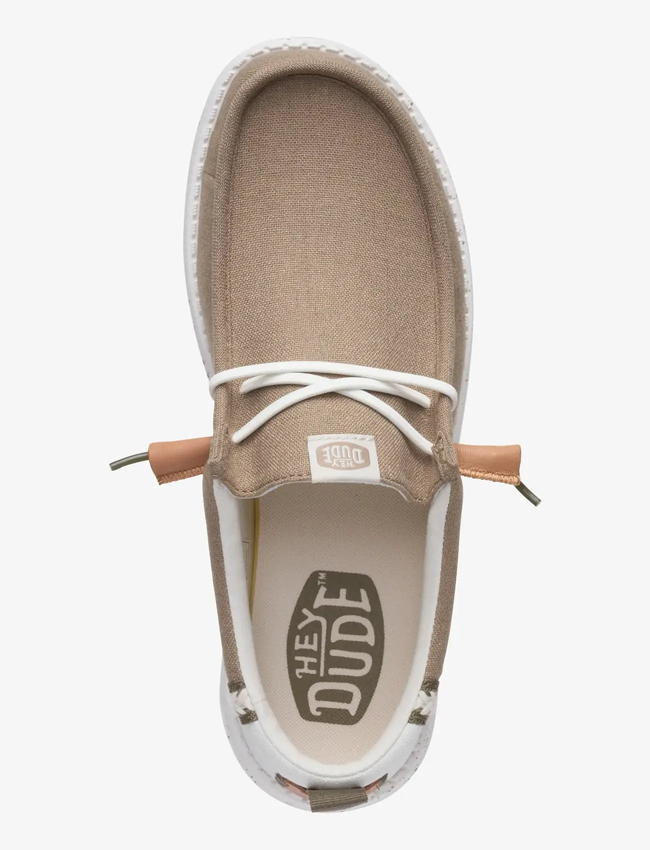 Hey Dude - WALLY SUMMER LINEN - slip on sneakers - timber/silver birch - 5