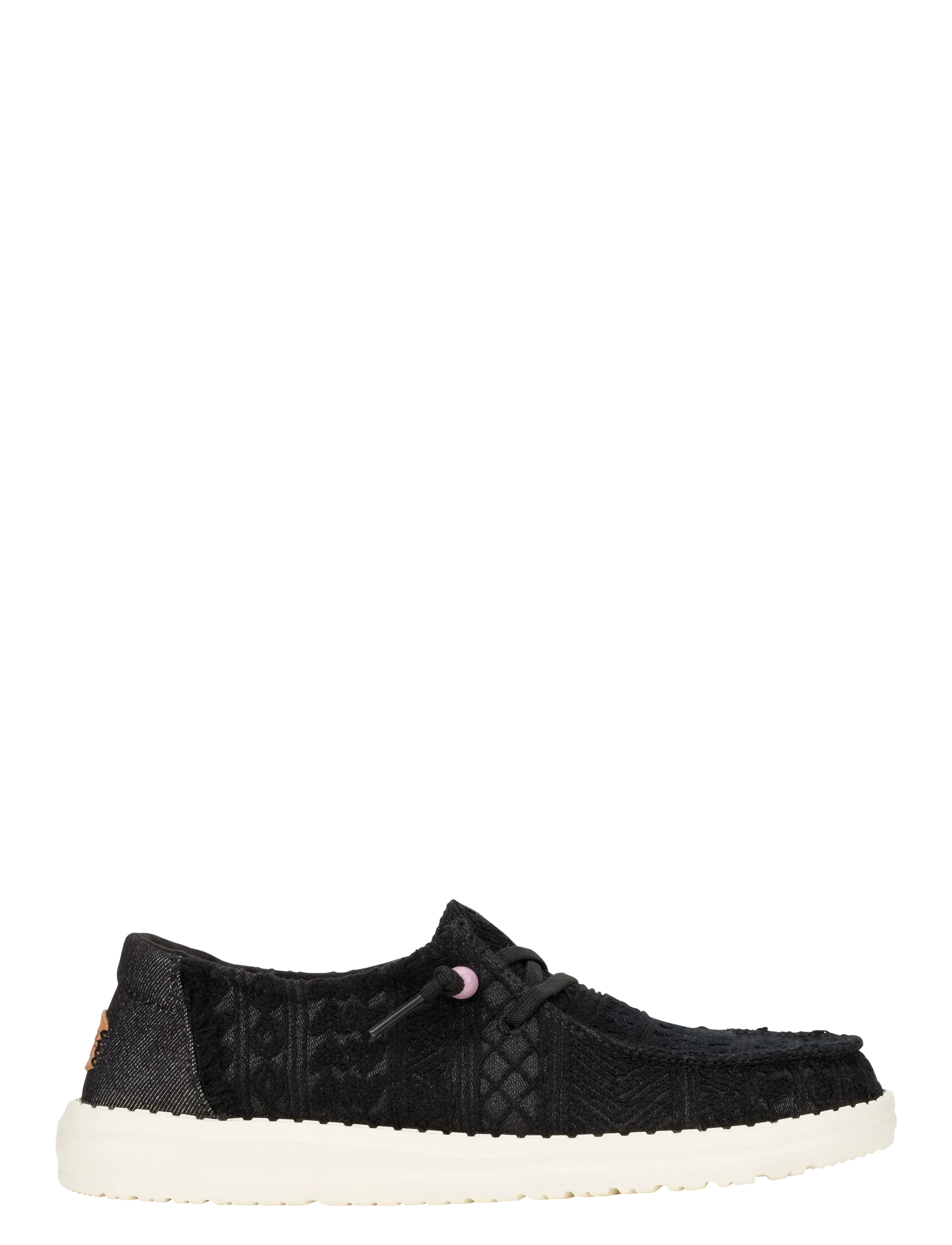 Hey Dude - WENDY CROCHET LACE - seglarskor - black - 2