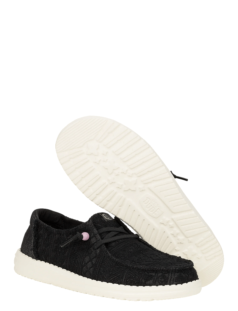 Hey Dude - WENDY CROCHET LACE - sejlersko - black - 3