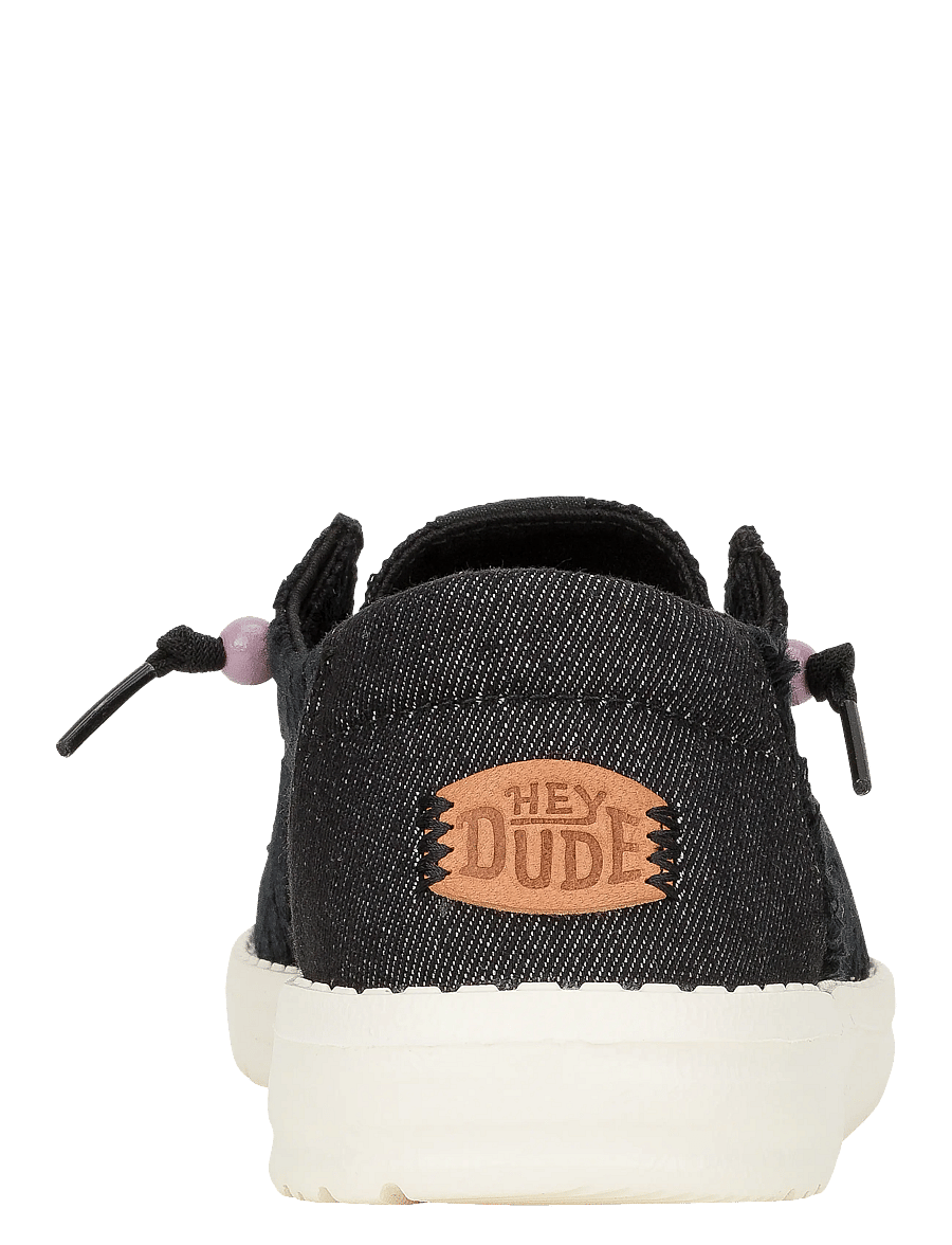 Hey Dude - WENDY CROCHET LACE - seglarskor - black - 5