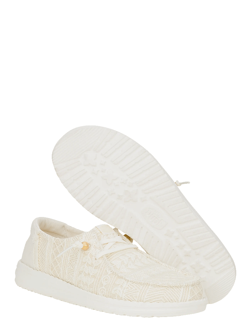 Hey Dude - WENDY CROCHET LACE - bootsschuhe - white/gold - 3