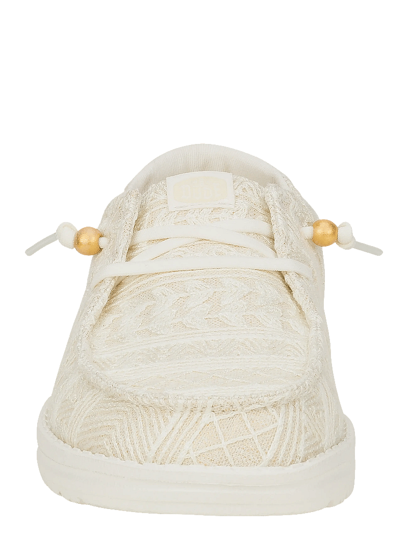 Hey Dude - WENDY CROCHET LACE - bootsschuhe - white/gold - 4