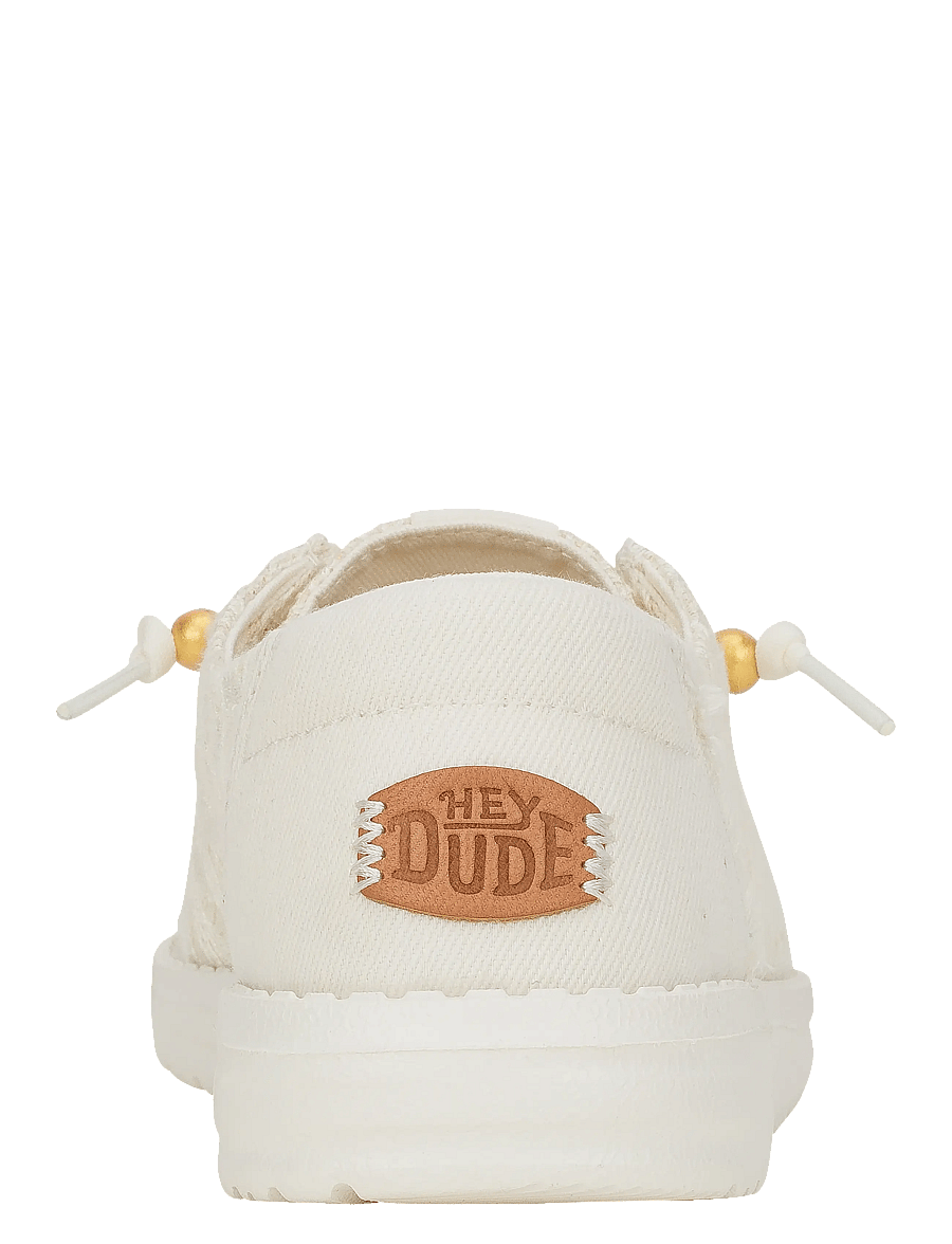 Hey Dude - WENDY CROCHET LACE - bootsschuhe - white/gold - 5