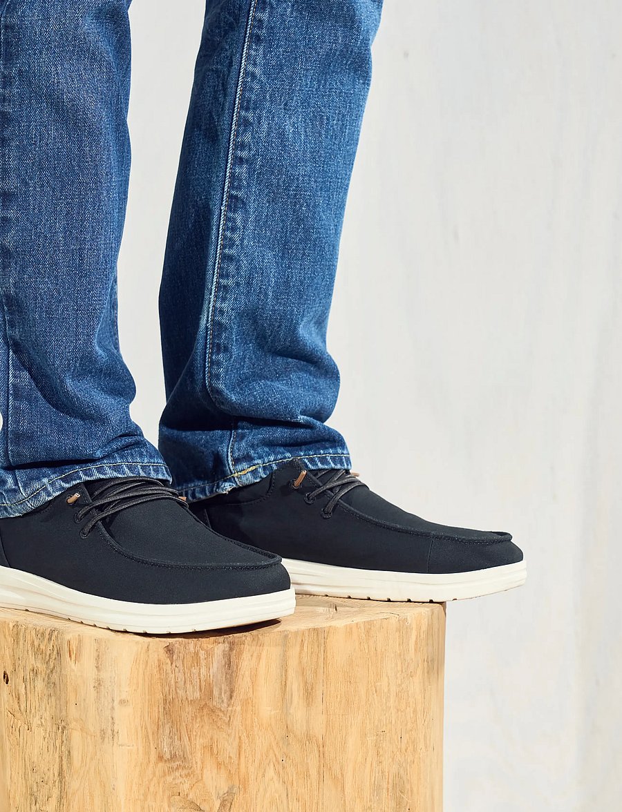 Hey Dude - PAUL CANVAS - bootsschuhe - black - 0