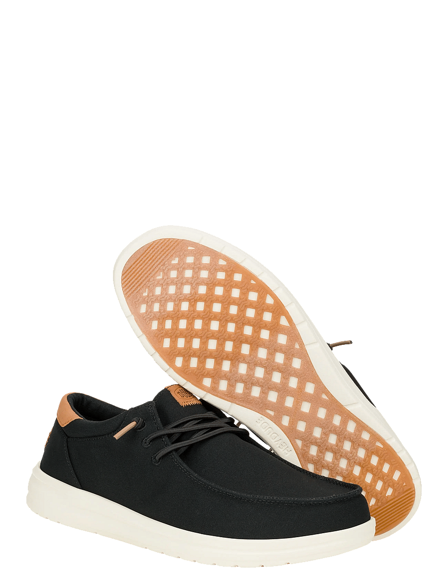 Hey Dude - PAUL CANVAS - bootsschuhe - black - 4