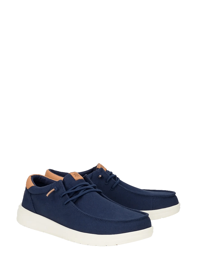 Hey Dude - PAUL CANVAS - low tops - navy blazer - 2