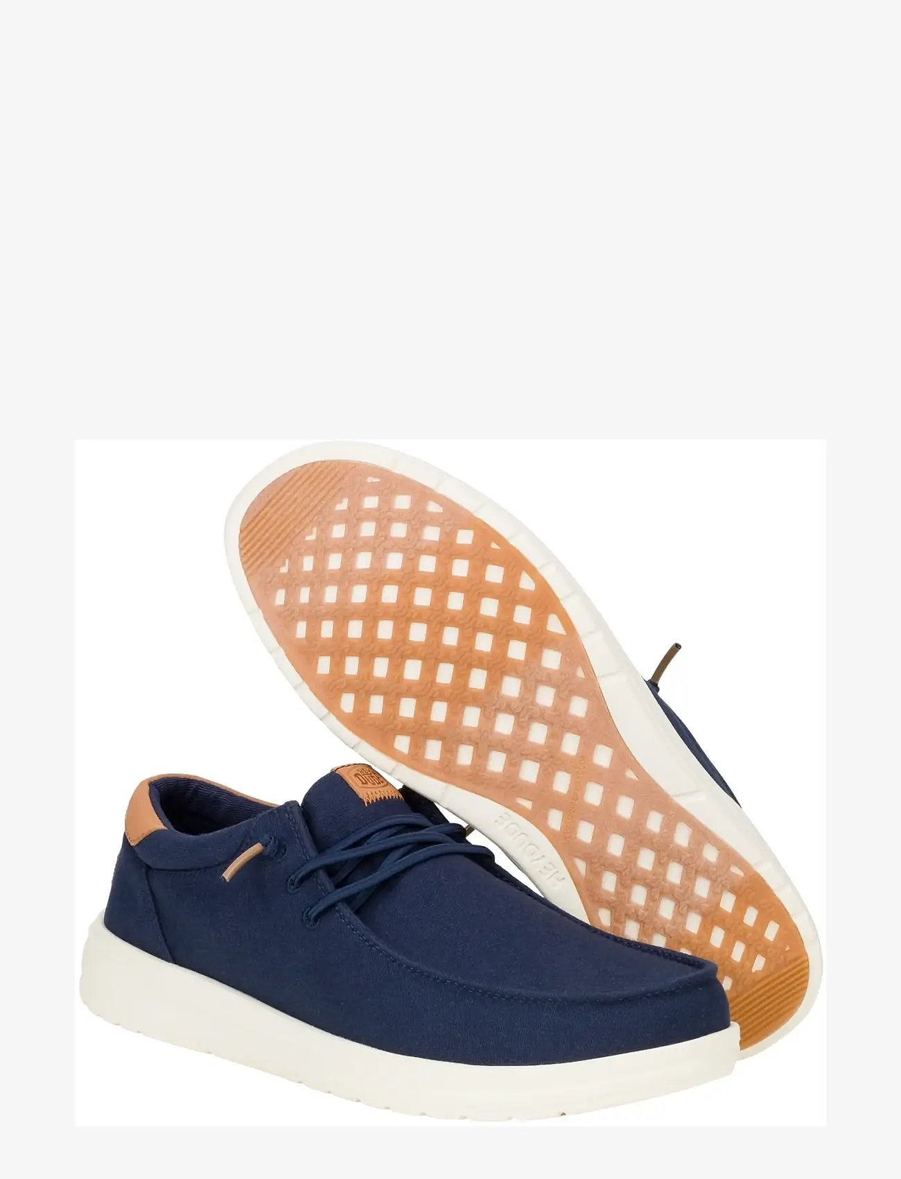 Hey Dude - PAUL CANVAS - low tops - navy blazer - 4