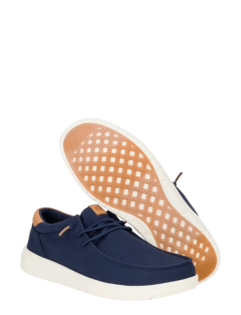 Hey Dude - PAUL CANVAS - low tops - navy blazer - 4