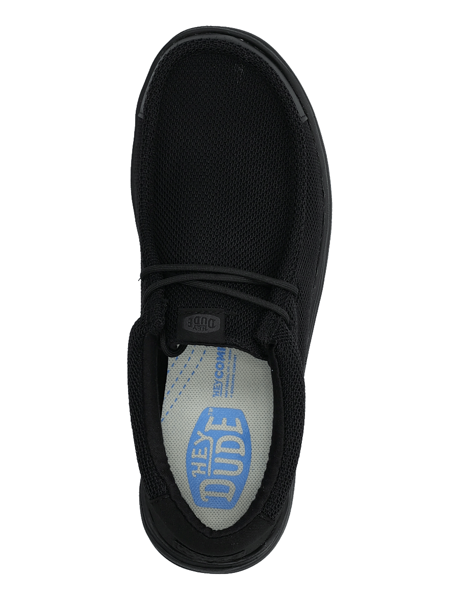 Hey Dude - WALLY WORK CE - slip-on sneakers - black - 3