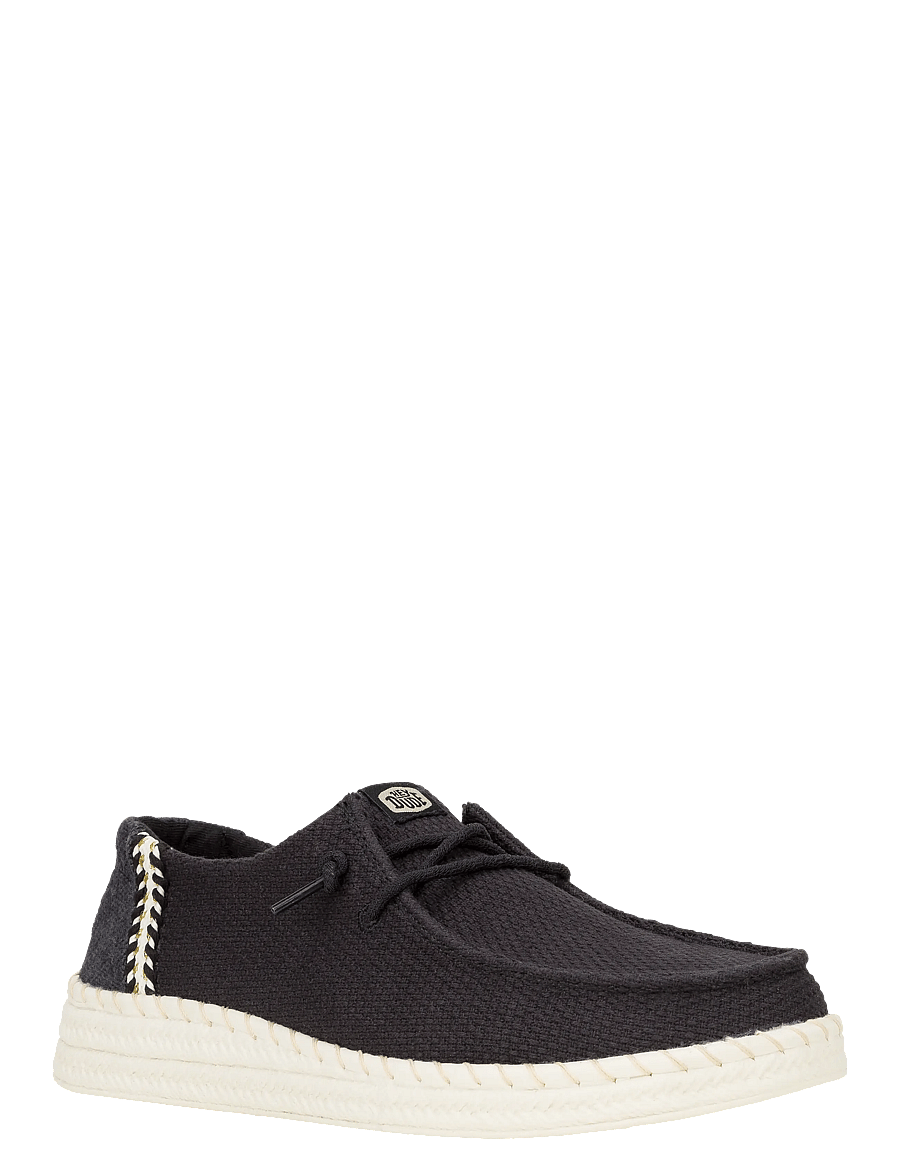 Hey Dude - WENDY ESPADRILLE WOVEN - konfirmation - black - 0
