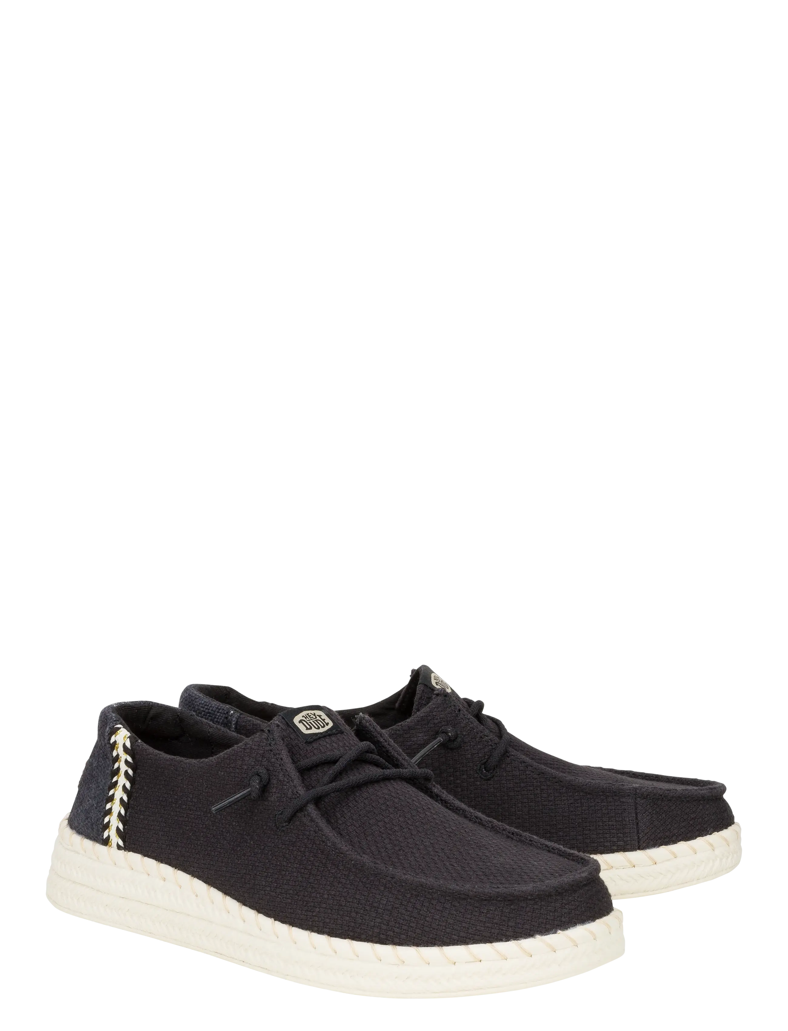 Hey Dude - WENDY ESPADRILLE WOVEN - konfirmation - black - 3