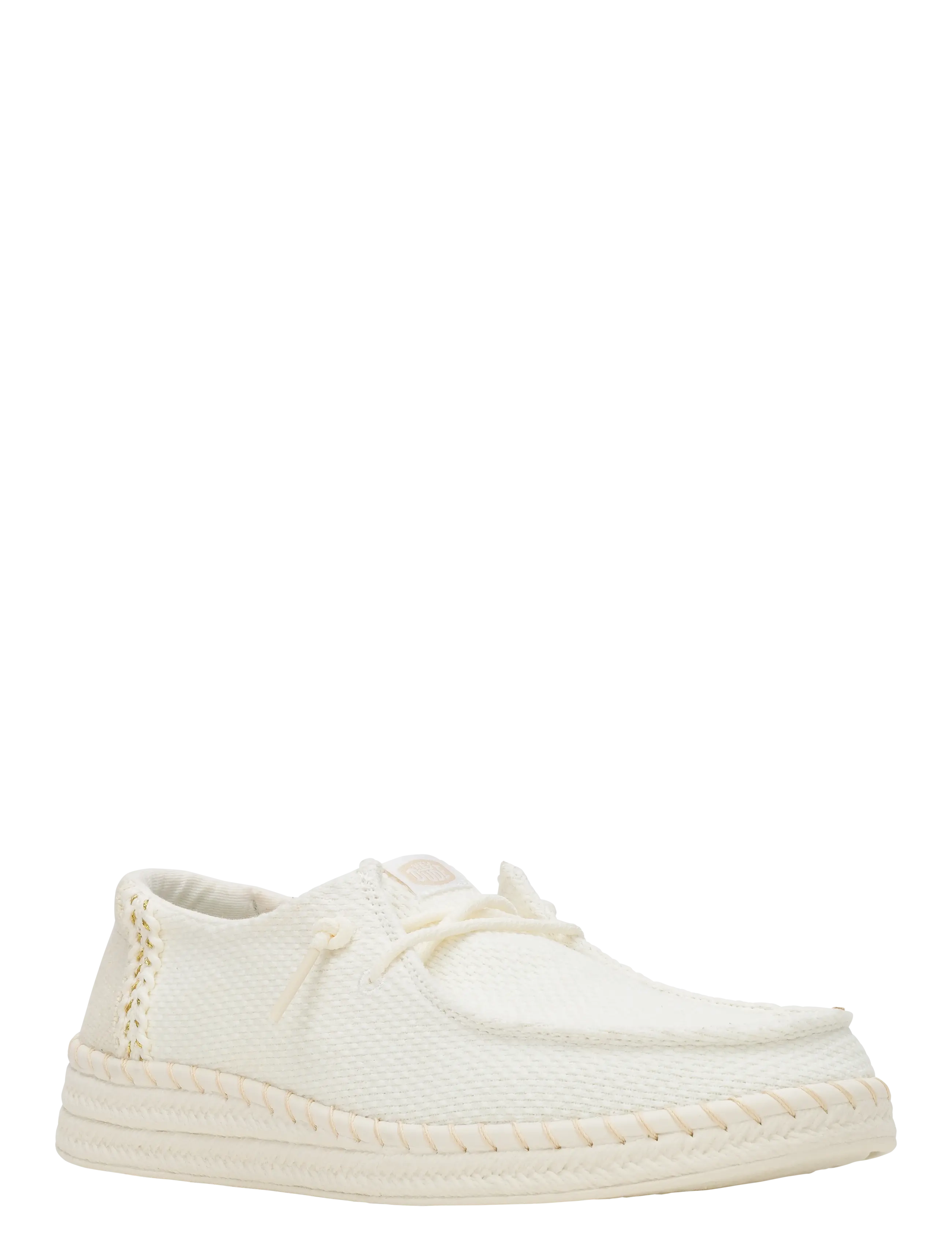 Hey Dude WENDY ESPADRILLE WOVEN - Sko - WHITE / white